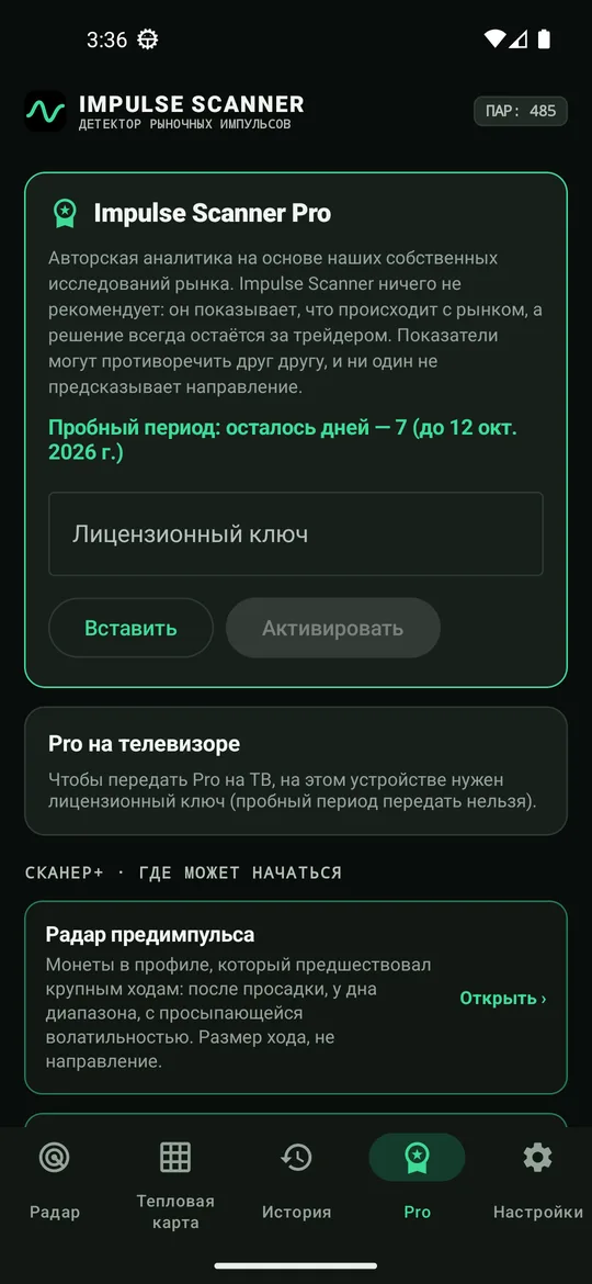 Раздел Pro: возможности авторской аналитики